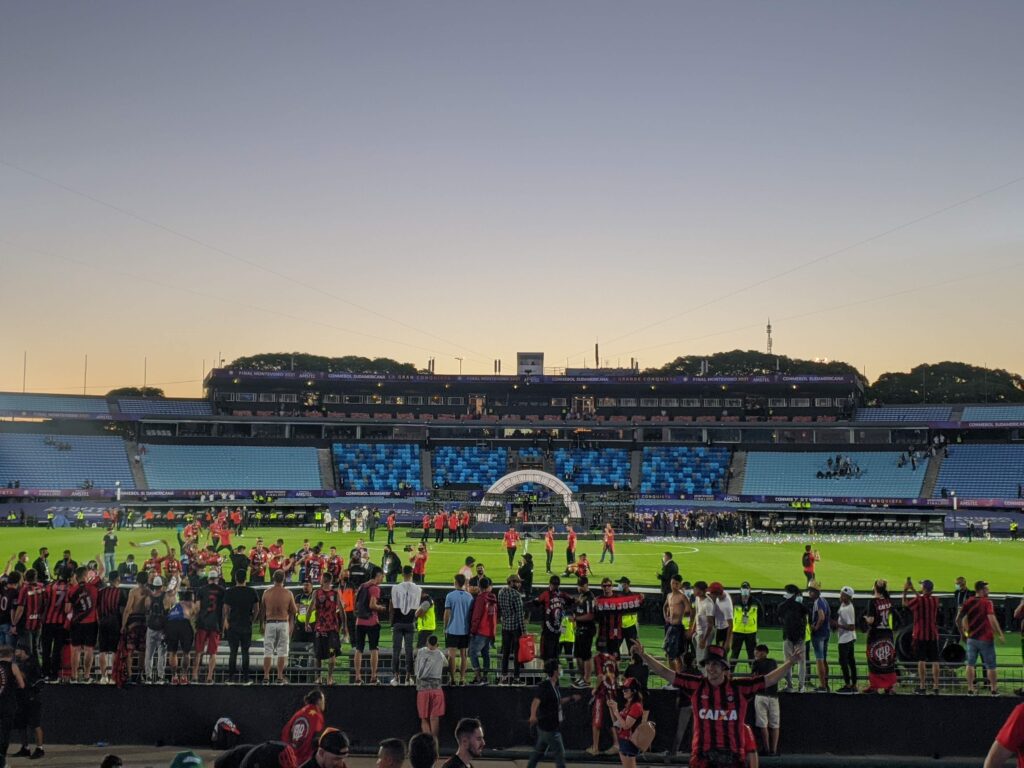 Vista do estádio centenário de Montevideo.